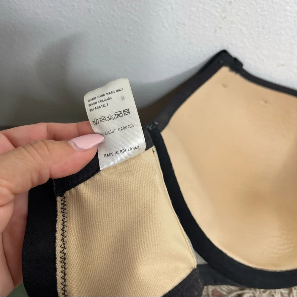 Freya Black Mesh Bra - Picture 14 of 16